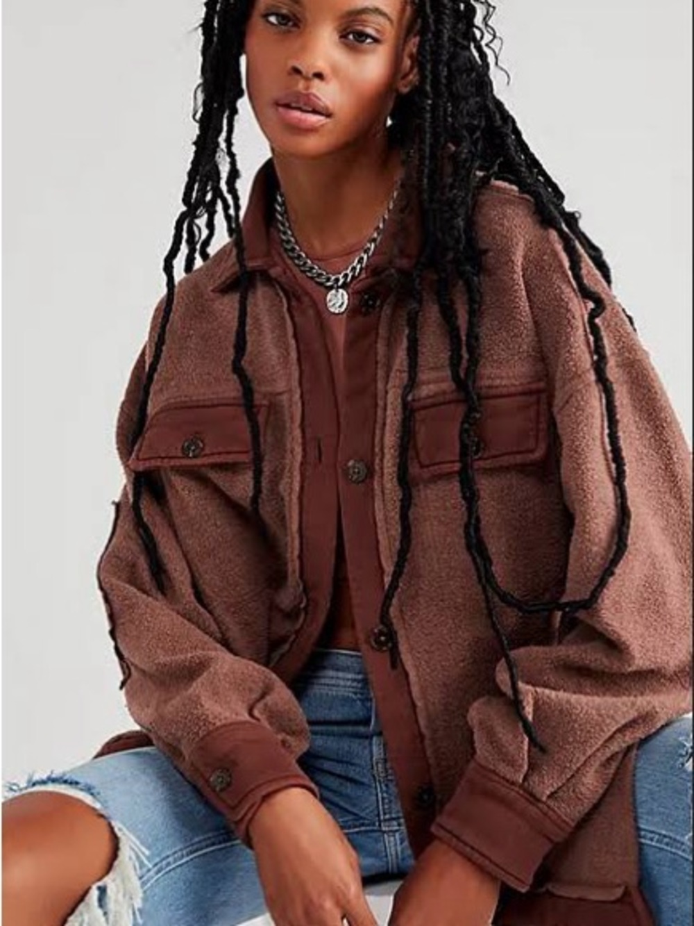 Free People Ruby Jacket in Ginger Snap Sz S